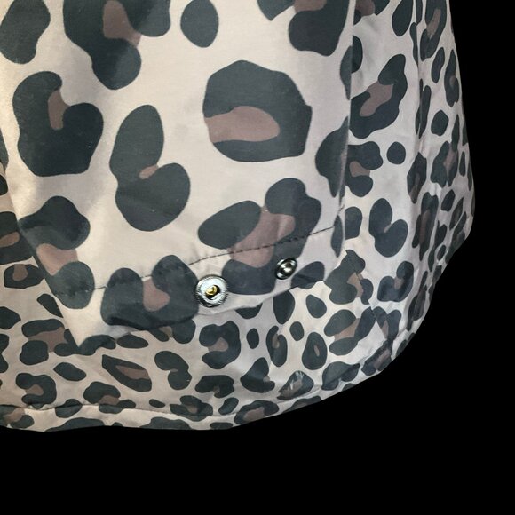 Leopard Print Hooded Coat - Picture 4 of 4